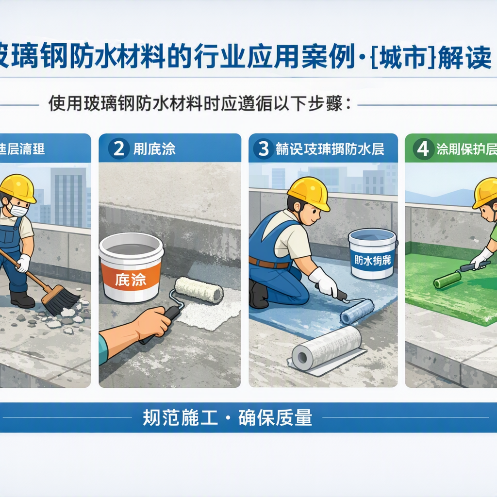 玻璃钢防水材料的行业应用案例，沧州解读